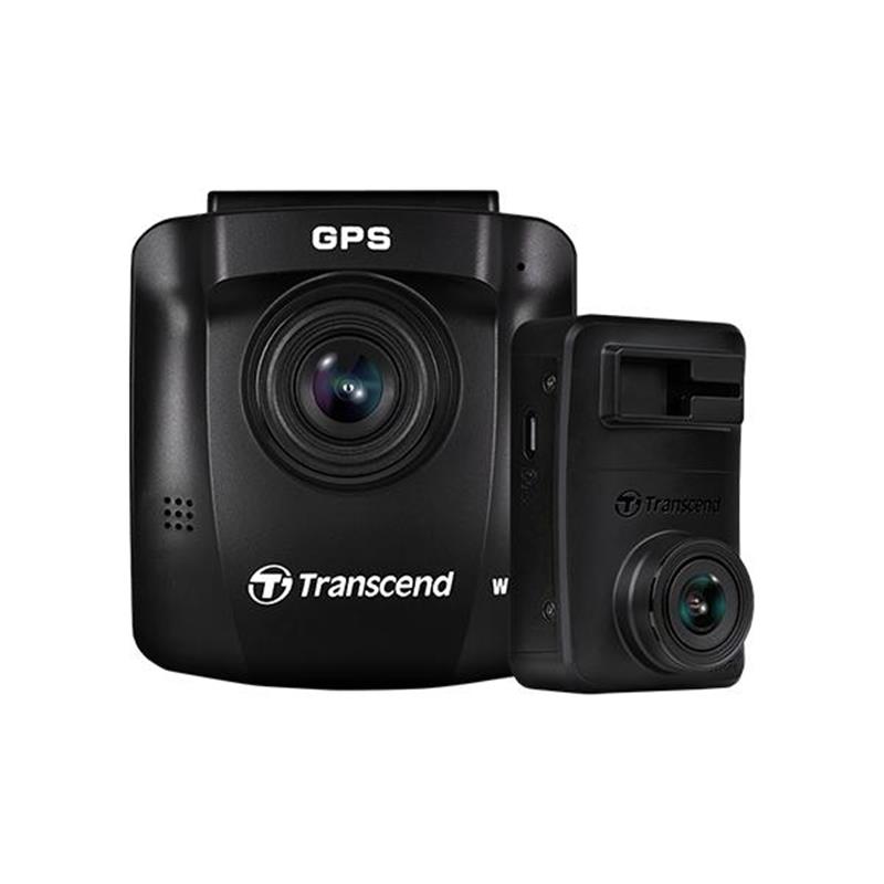 Transcend 64GX2 DrivePro 620 Dual Camera Dashcam Dual 1440p GPS Wi-FI USB 2 0