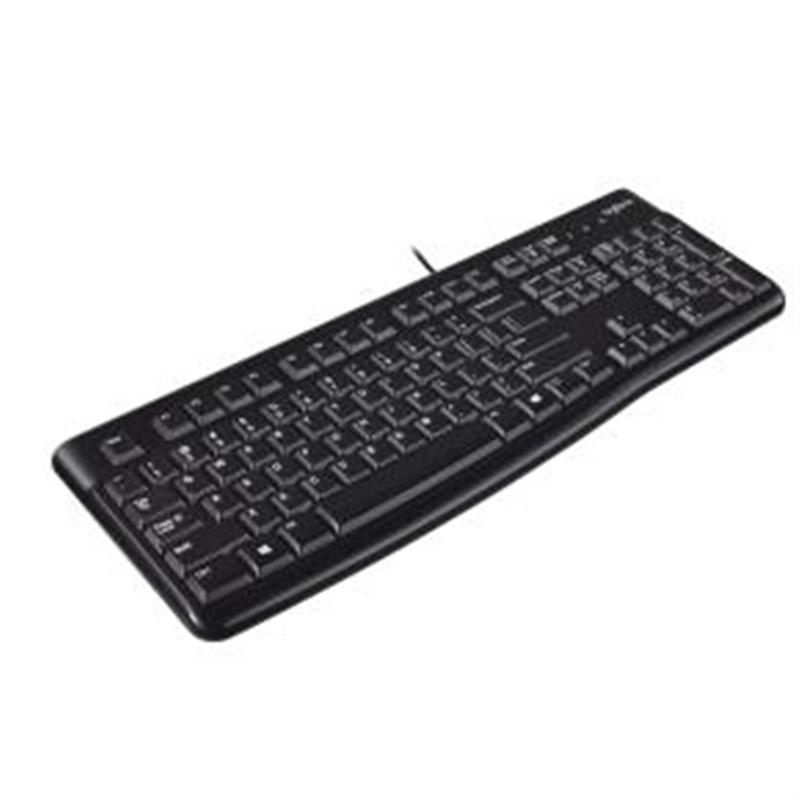 Logitech K120 toetsenbord USB AZERTY Belgisch Zwart