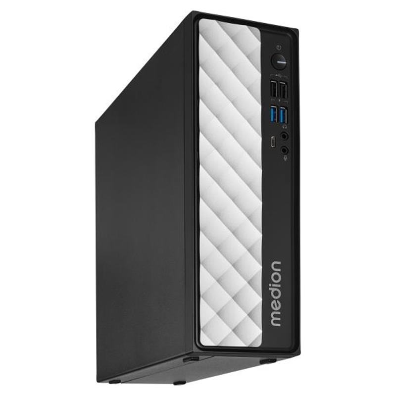 MEDION AKOYA T80 Intel® Core™ i7 i7-12650H 16 GB DDR4-SDRAM 1,02 TB SSD Windows 11 Home Mini PC Zwart