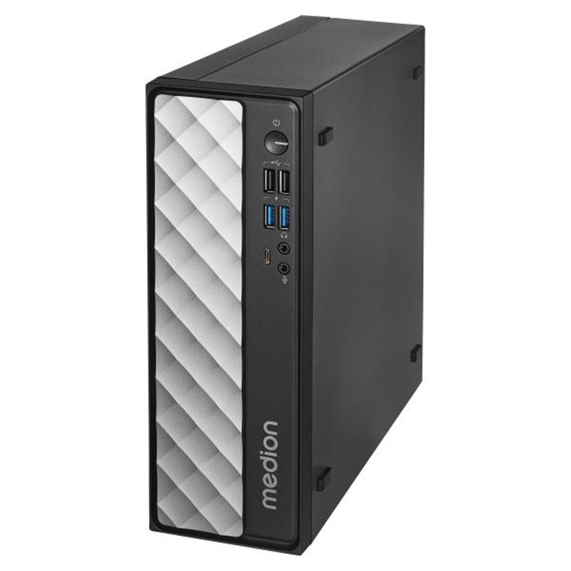 MEDION AKOYA T80 Intel® Core™ i7 i7-12650H 16 GB DDR4-SDRAM 1,02 TB SSD Windows 11 Home Mini PC Zwart