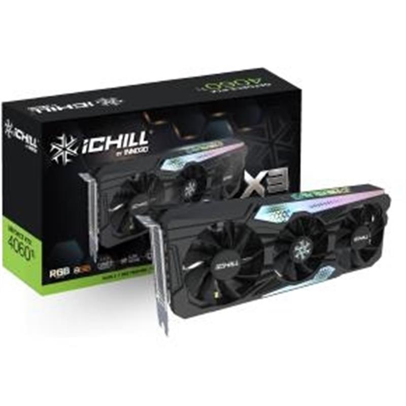 INNO3D GeForce RTX 4060 Ti iChill X3 8GB GDDR6 128-bit 2595 18Gbps