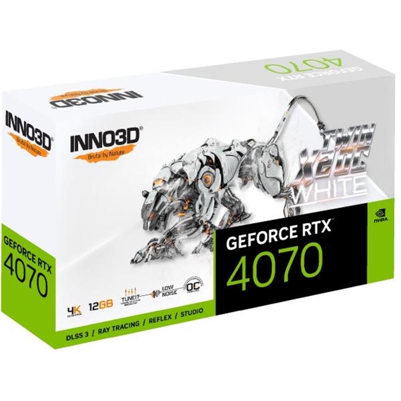 INNO3D GeForce RTX 4070 X2 OC WHITE 12GB GDDR6X 192-bit 2505 21Gbps