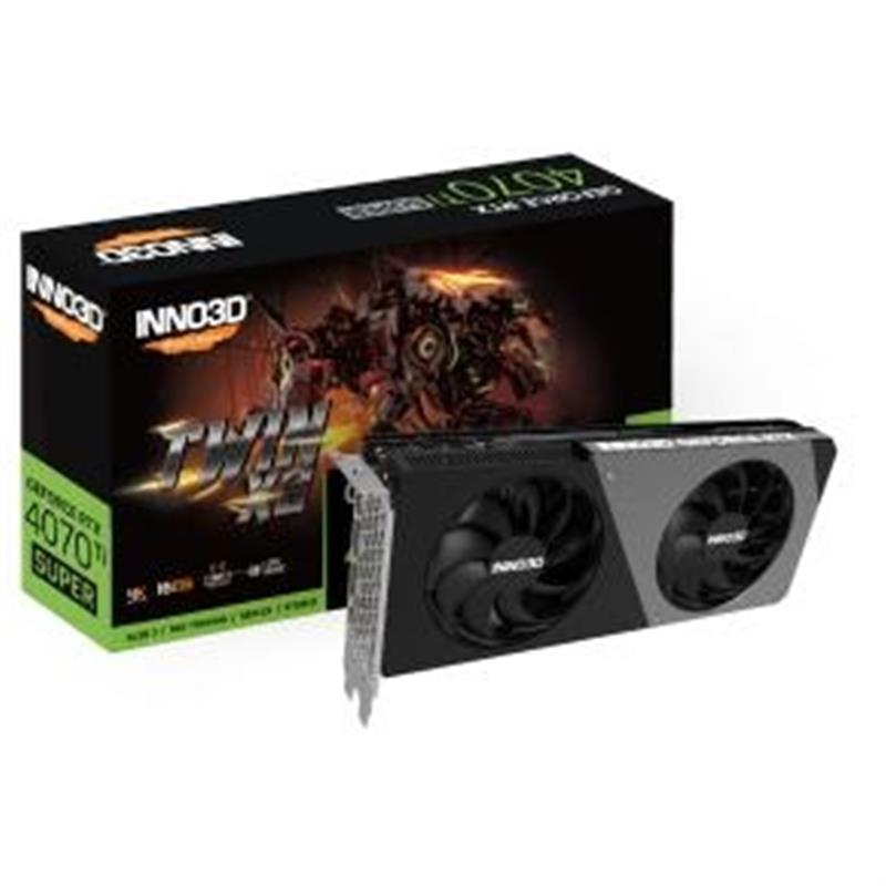 INNO3D GeForce RTX 4070Ti SUPER TWIN X2 16GB GDDR6X 256-bit 2610 sp