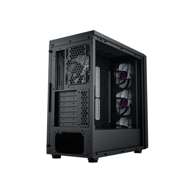 Cooler Master MasterBox 600 Black eATX TG USB 3 2 Gen2 3x 140mm ARGB 1x 120mm