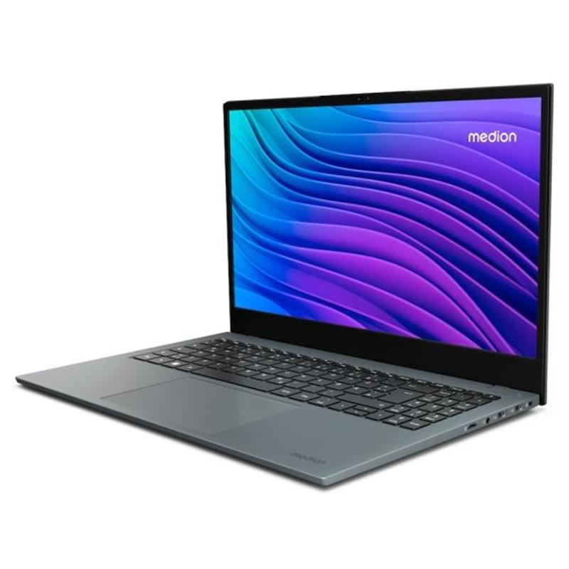 MEDION E15433 Intel® Core™ i7 i7-1255U Laptop 39,6 cm (15.6"") Full HD 16 GB DDR4-SDRAM 1 TB SSD Wi-Fi 5 (802.11ac) Windows 11 Home Zilver