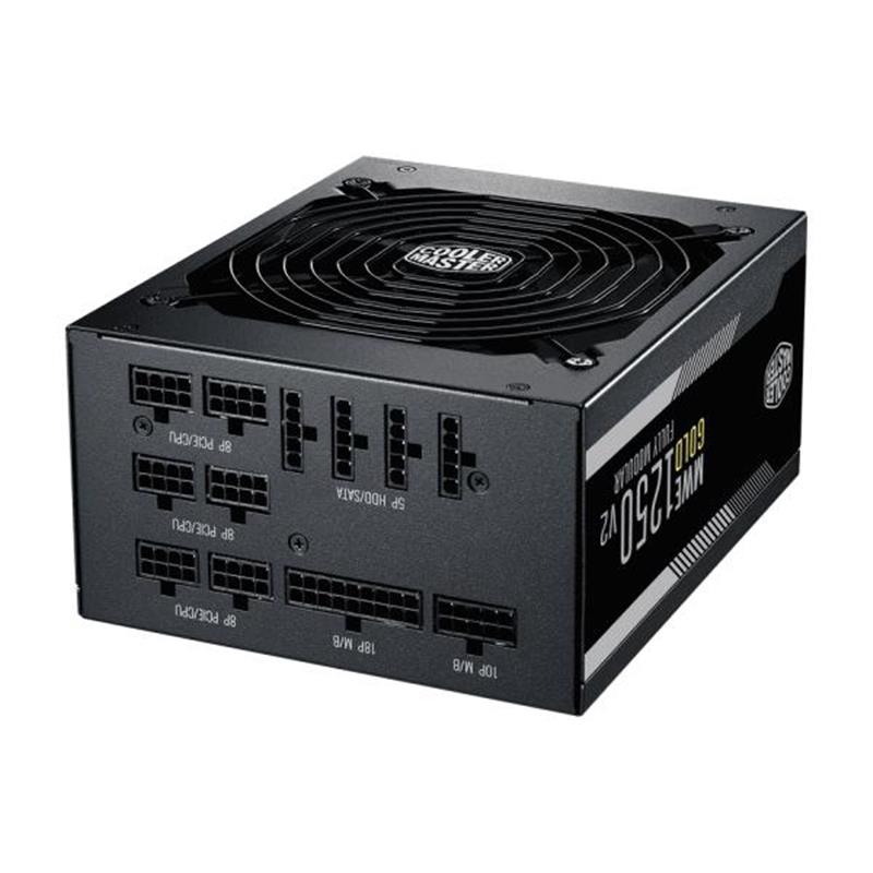 Cooler Master MWE Gold 1250 V2 Black ATX3 1 1250W =90% @Typical 140mm