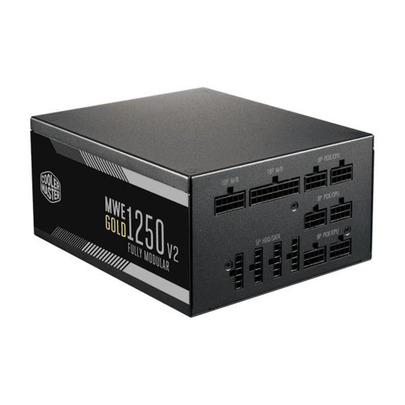 Cooler Master MWE Gold 1250 V2 Black ATX3 1 1250W =90% @Typical 140mm