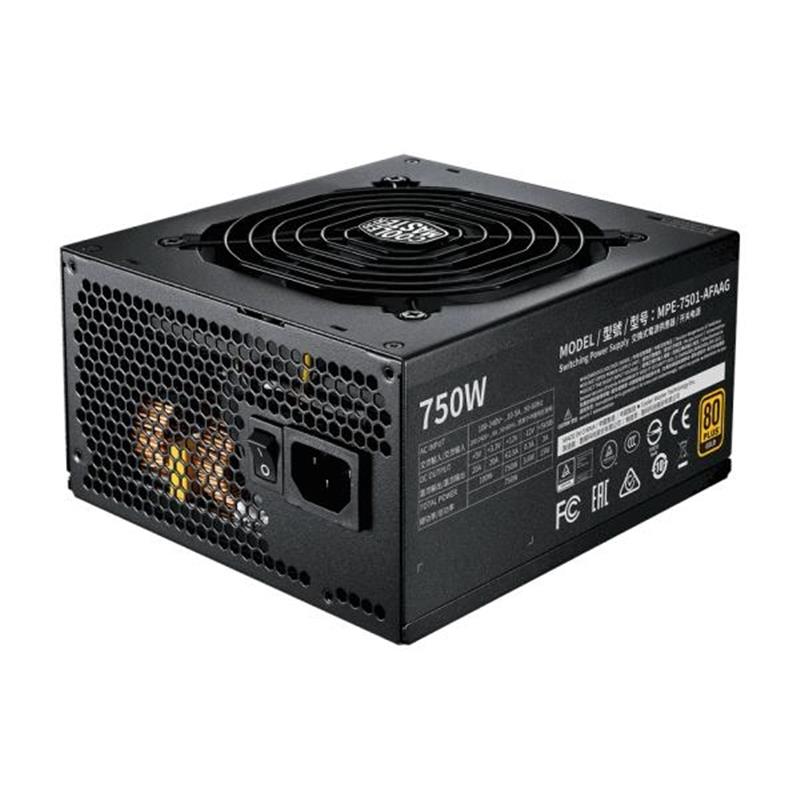 Cooler Master MWE Gold 750 V2 ATX3 1 750W 90% @Typical Fully modular 120mm