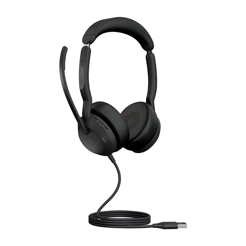 Jabra Evolve2 50 Headset Bedraad Hoofdband Kantoor/callcenter USB Type-A Zwart