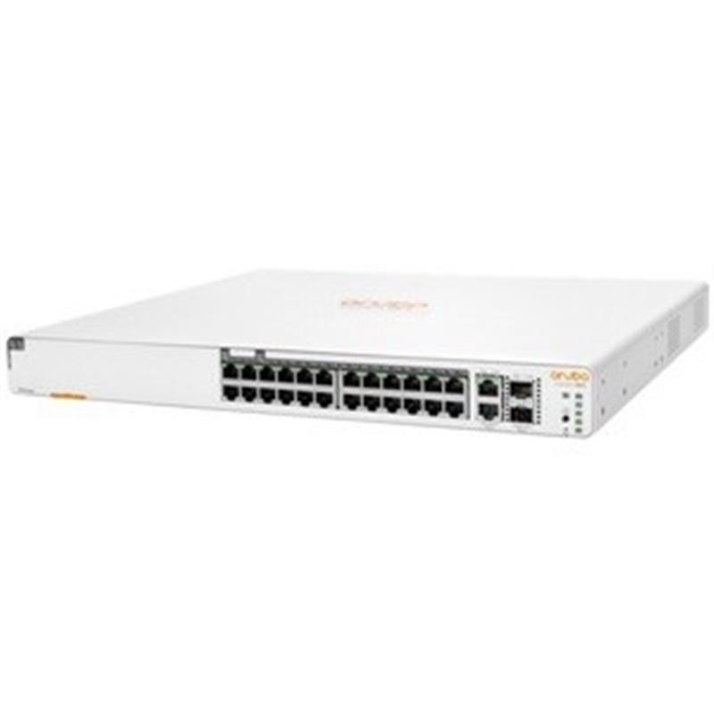 Hewlett Packard Enterprise Aruba Instant On 1960 24G 20p Class4 4p Class6 PoE 2XGT 2SFP 370W Managed L2 Gigabit Ethernet 10 100 1000 Power over Ethern