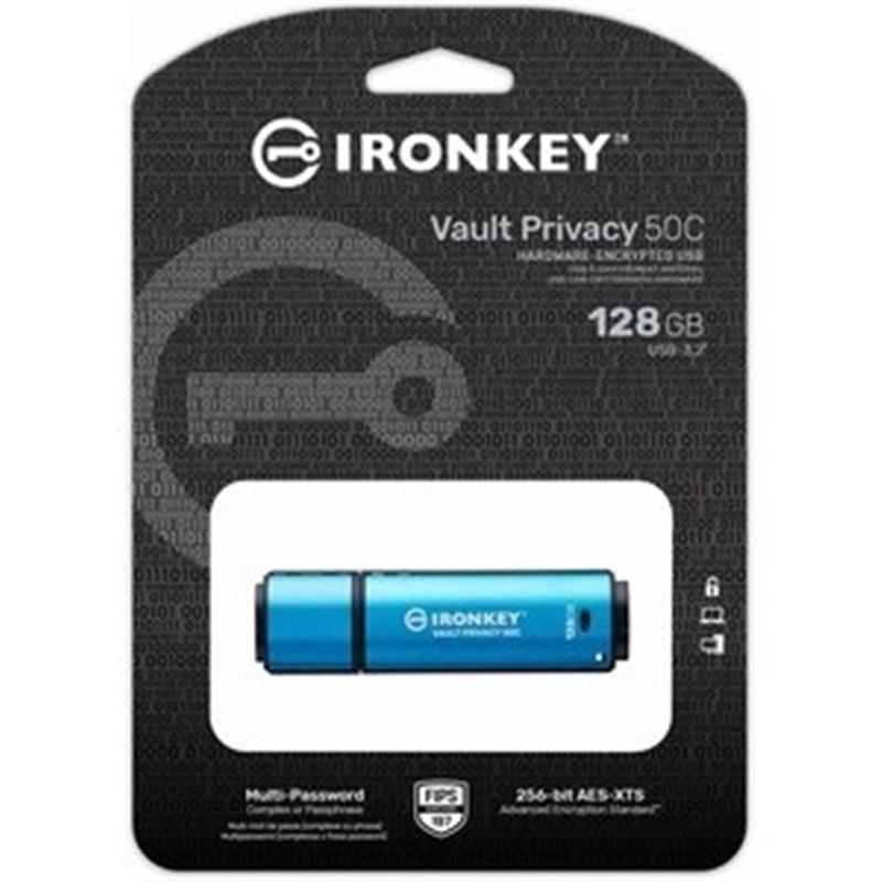 128GB USB-C IronKey Vault Privacy 50C