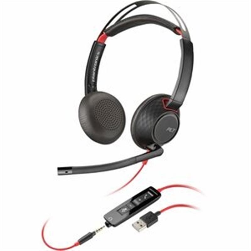 HP Poly Blackwire 5220 USB-A Headset