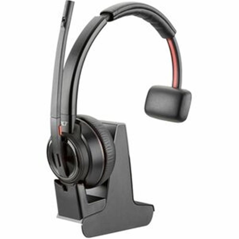 HP Poly Savi 8210 Headset Draadloos Hoofdband Kantoor/callcenter Bluetooth Zwart