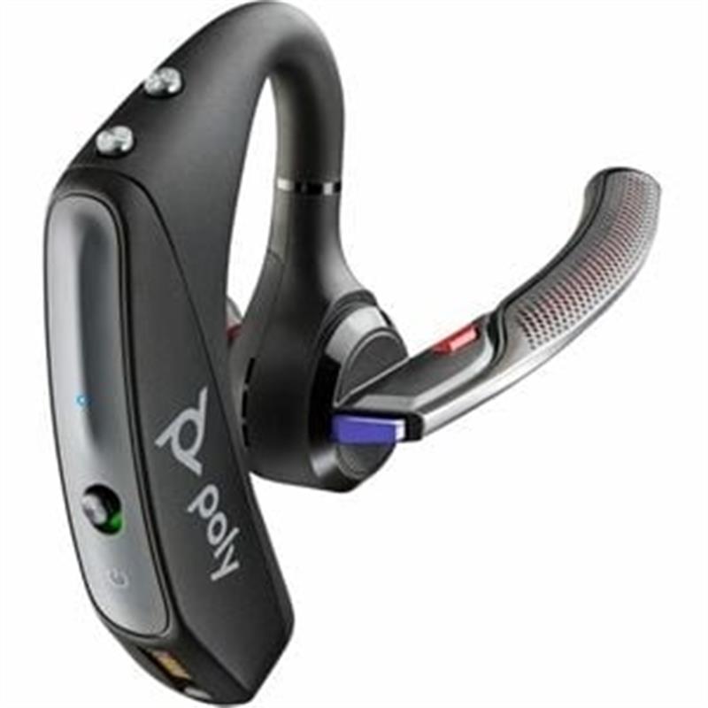 HP Poly Voyager 5200-M Headset Draadloos oorhaak Kantoor/callcenter Micro-USB Bluetooth Zwart