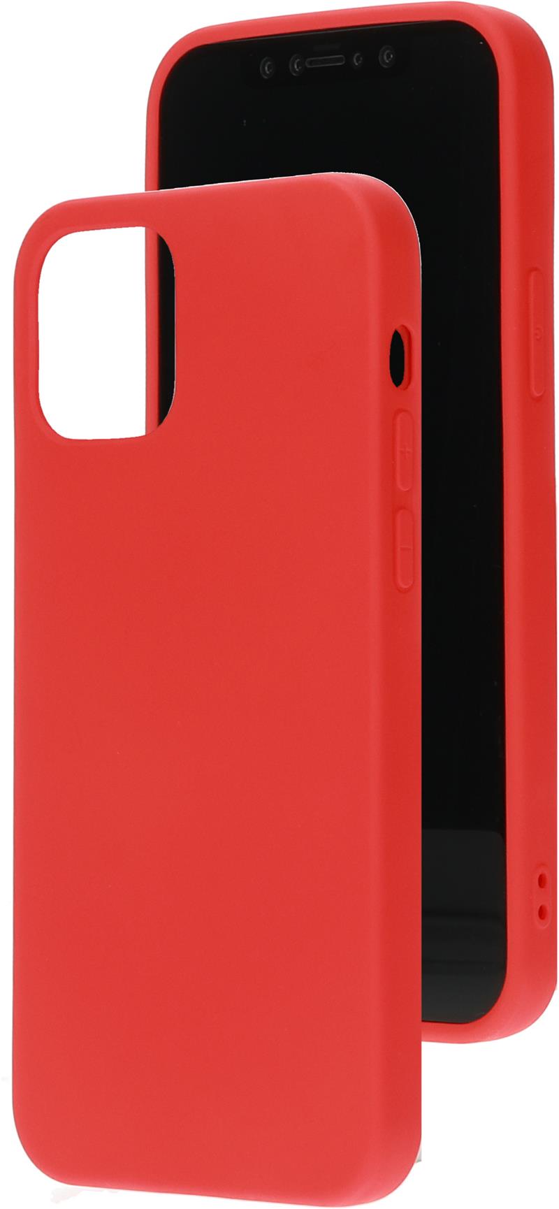 Mobiparts Silicone Cover Apple iPhone 12 12 Pro Scarlet Red