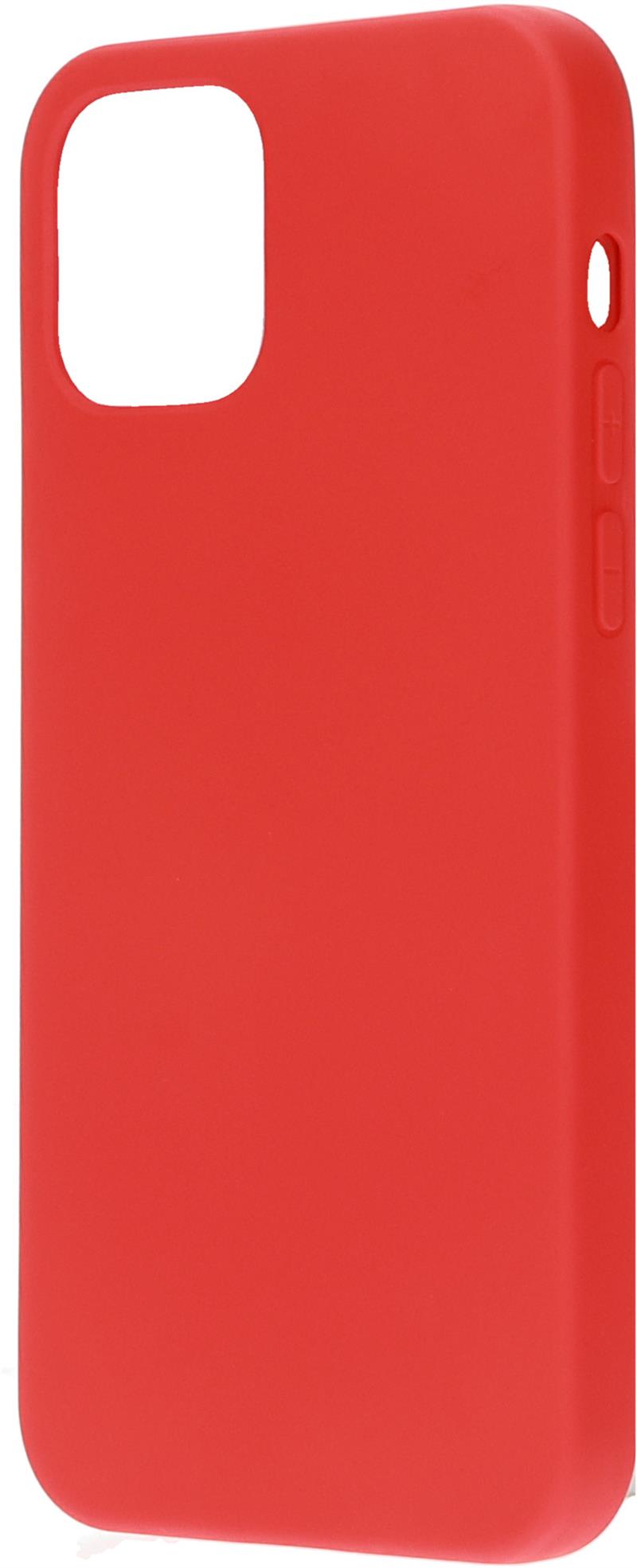 Mobiparts Silicone Cover Apple iPhone 12 12 Pro Scarlet Red