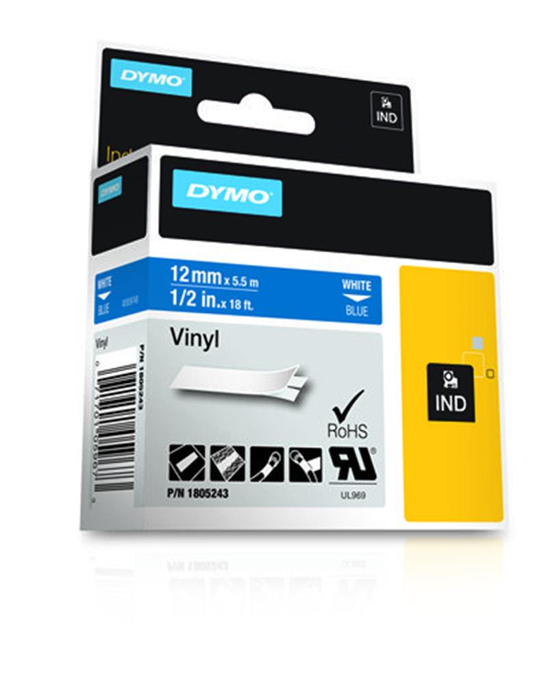 DYMO 1805243 labelprinter-tape Wit op blauw