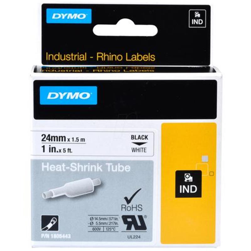 DYMO 1805443 labelprinter-tape Zwart op wit
