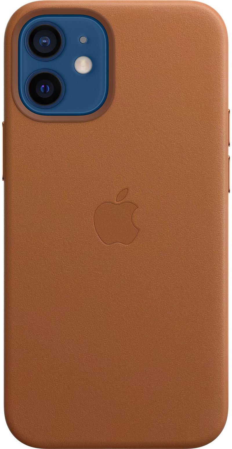Apple iPhone 12 Mini Leather Case with Magsafe Saddle Brown 