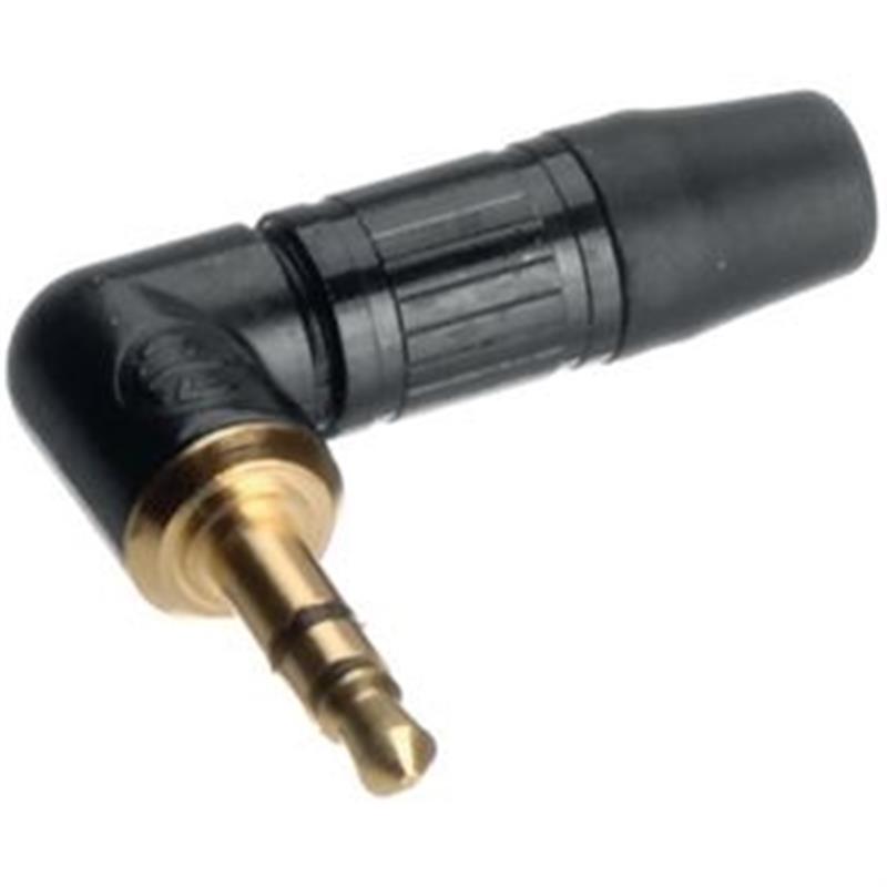 Jack plug 90° 3.5 mm 3P