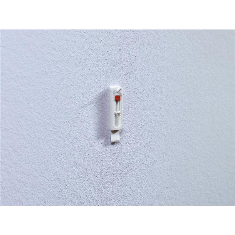 tesa adhesive nail 2pcs for wallpaper and plaster up to 1kg per nail adjustable white