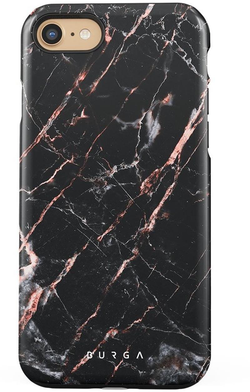 Burga Tough Case Apple iPhone 7 8 SE 2020 2022 - Rose Gold Marble