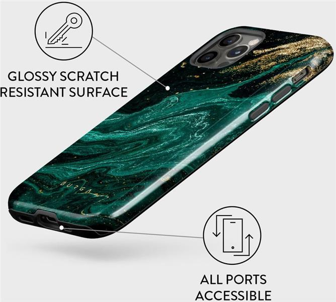 Burga Tough Case Apple iPhone 12 12 Pro - Emerald Pool