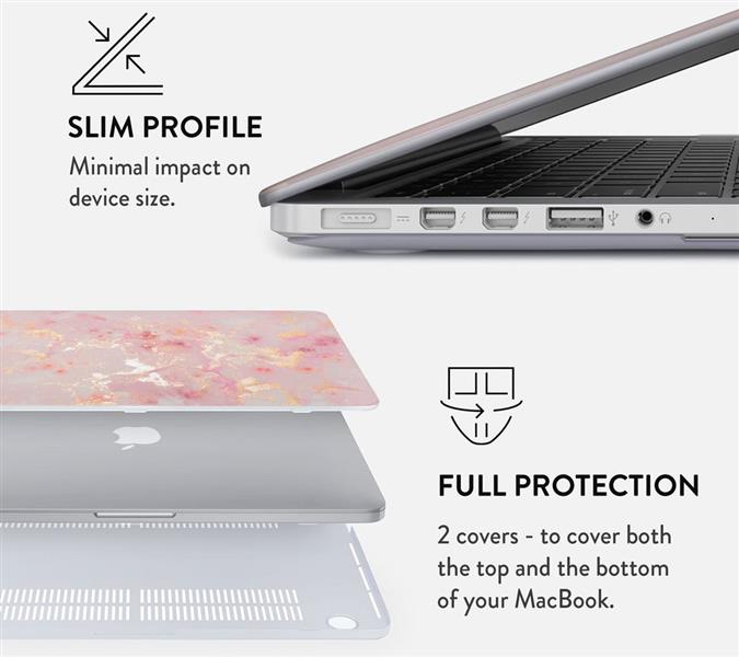 Burga Hard Case Apple Macbook Air 13 inch 2020 - Almond Latte