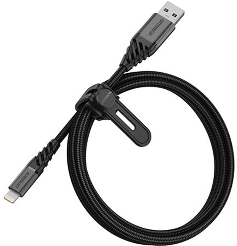 OtterBox Premium Cable USB A-Lightning 2M, zwart