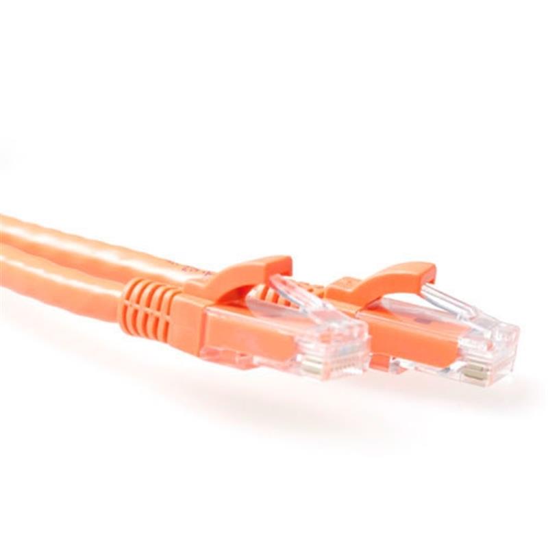 ACT CAT6A UTP 10m netwerkkabel Oranje