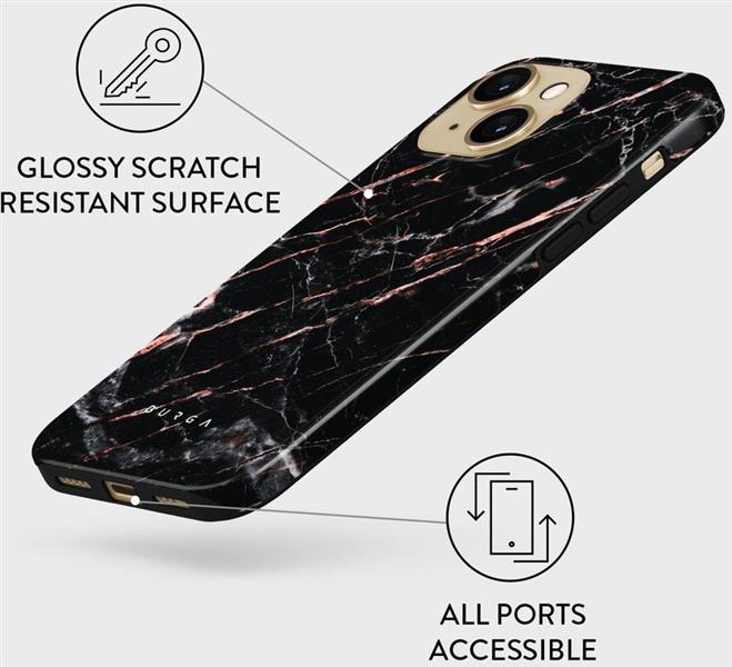 Burga Tough Case Apple iPhone 13 - Rose Gold Marble