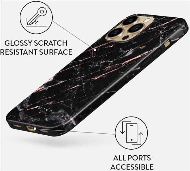 Burga Tough Case Apple iPhone 13 Pro - Rose Gold Marble