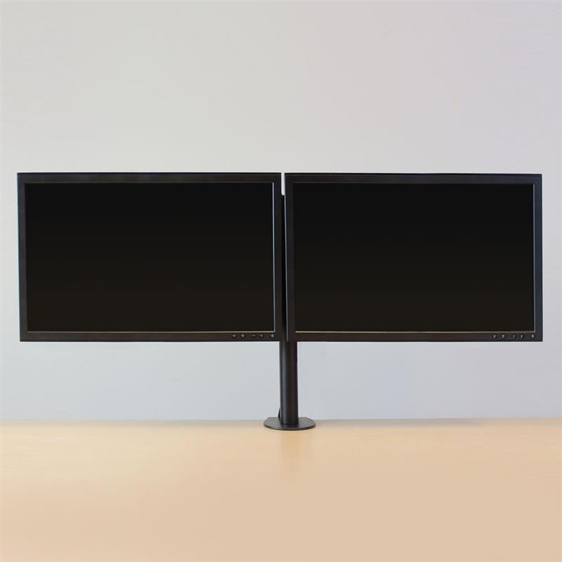 ACT AC8302 flat panel bureau steun 81,3 cm (32"") Klem/doorvoer Zwart