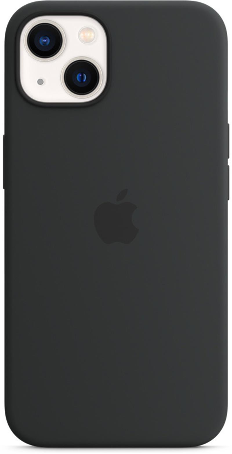 Apple iPhone 13 Silicone Case with MagSafe Midnight Black 
