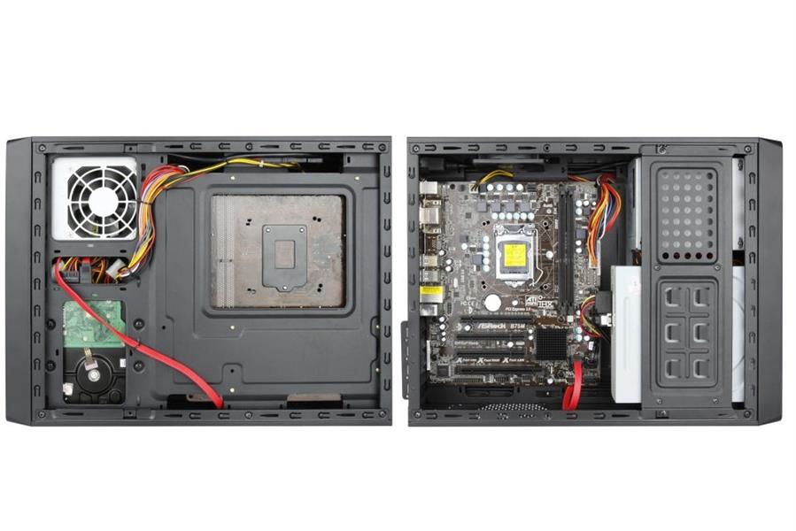 Chieftec Uni Black M-ATX desktop Slimline