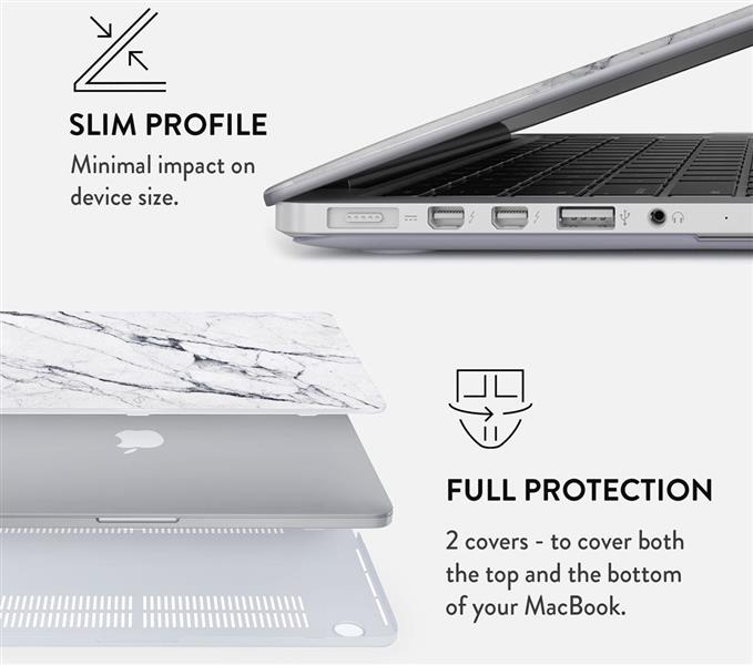 Burga Hard Case Apple Macbook Pro 14 inch 2021 Vanilla Sand