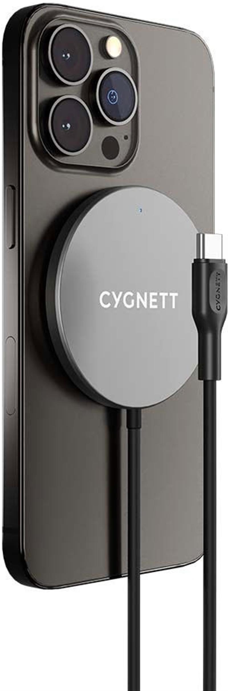 Cygnett MagCharge Cable 7 5W with 1 2m USB-C Cable Black 