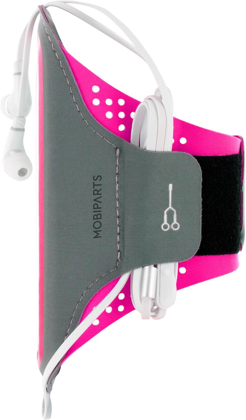 Mobiparts Comfort Fit Sport Armband Samsung Galaxy A13 2022 Neon Pink
