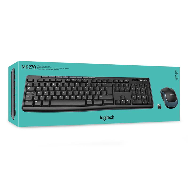 Logitech K270 Wireless Keyboard Volledige, draadloze Unifying-technologie