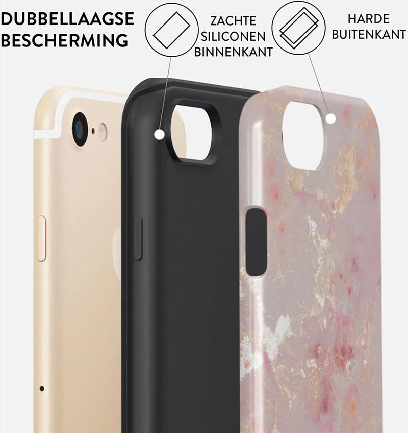 Burga Tough Case Apple iPhone 7 8 SE 2020 2022 - Golden Coral