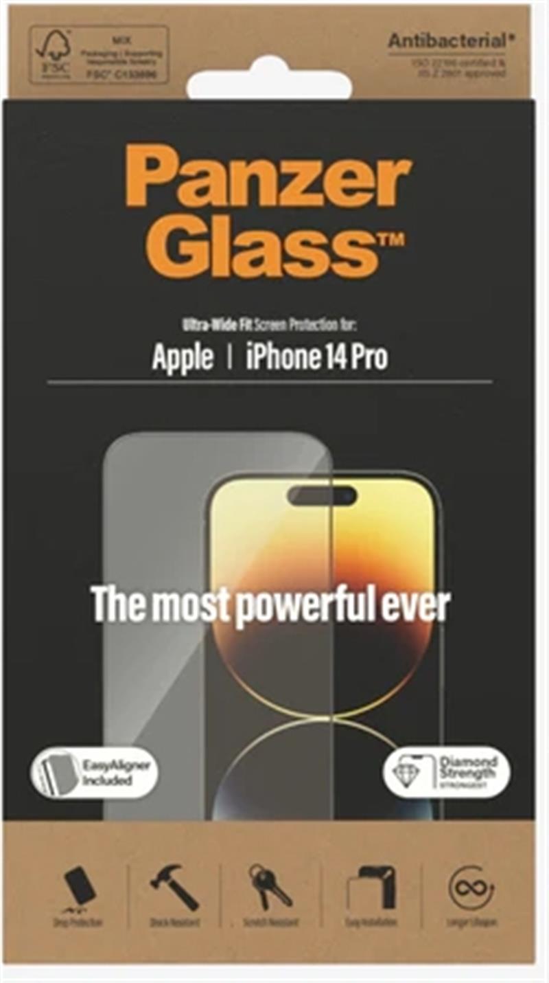 PanzerGlass Ultra-Wide Fit Apple iPhone Doorzichtige schermbeschermer 1 stuk(s)