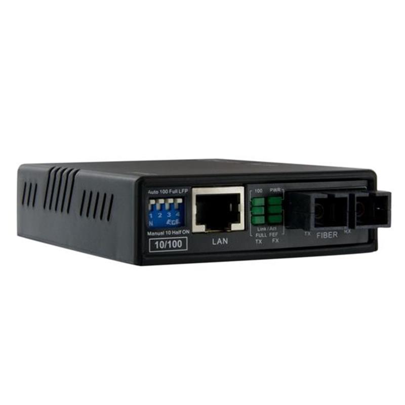 StarTech.com 10/100 multi-mode Glasvezel Ethernet Converter SC 2 km