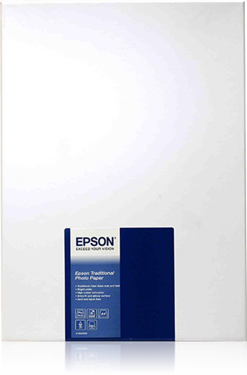 Epson Traditional Photo Paper, DIN A4, 330g/m², 25 Vel