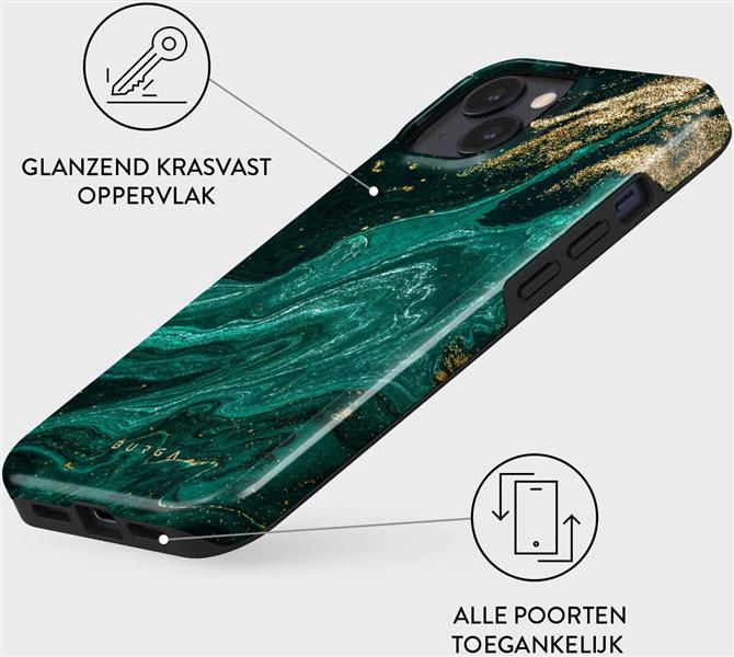 Burga Tough Case Apple iPhone 15 - Emerald Pool