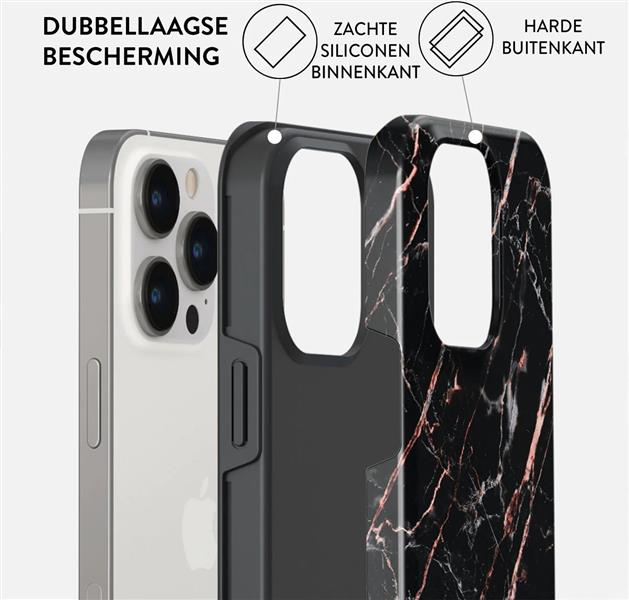 Burga Tough Case Apple iPhone 15 Pro Max - Rose Gold Marble