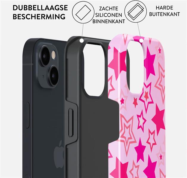 Burga Tough Case Apple iPhone 14 - Plastic Sky Limited Barbie Edition 