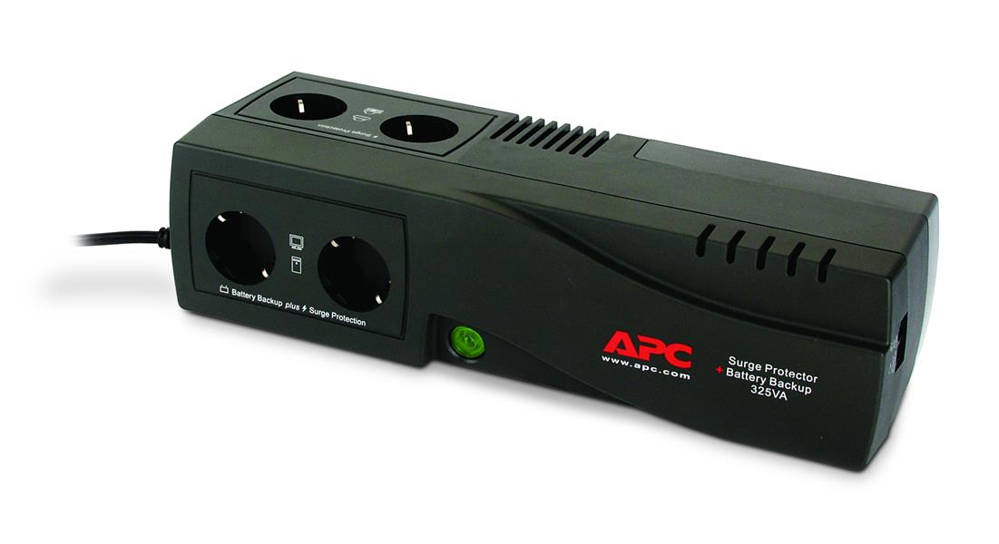 APC Back-UPS 325VA noodstroomvoeding 4x stopcontact