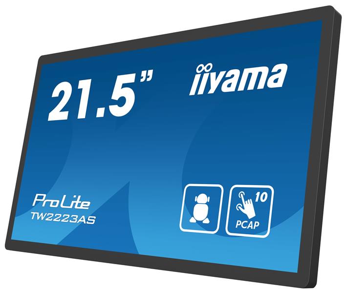 iiyama ProLite TW2223AS-B2 computer monitor 54,6 cm (21.5"") Full HD Touchscreen Zwart