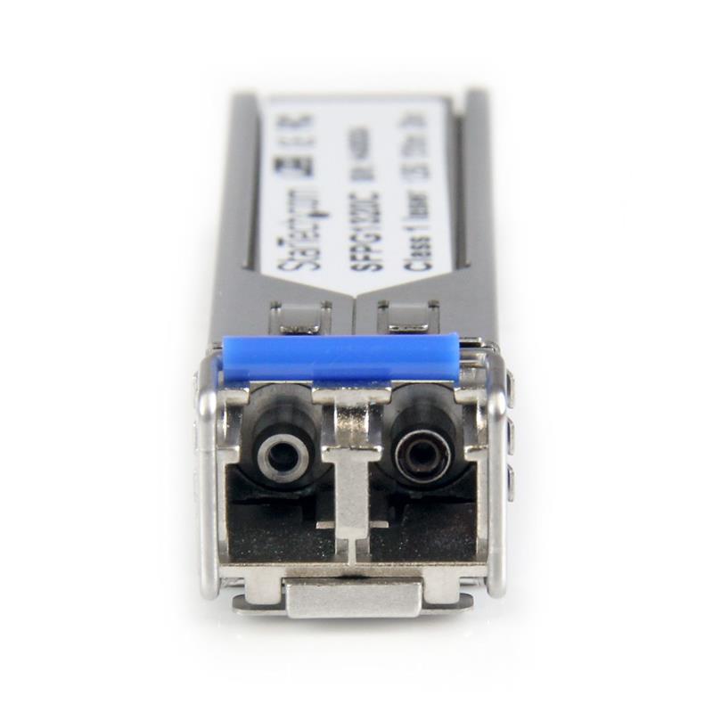 StarTech.com Cisco-compatibele gigabit glasvezel SFP-zendontvanger module SM LC met DDM - 20 km (mini-GBIC)