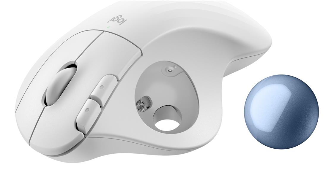Logitech Ergo M575S muis Kantoor Rechtshandig RF-draadloos + Bluetooth Trackball 2000 DPI